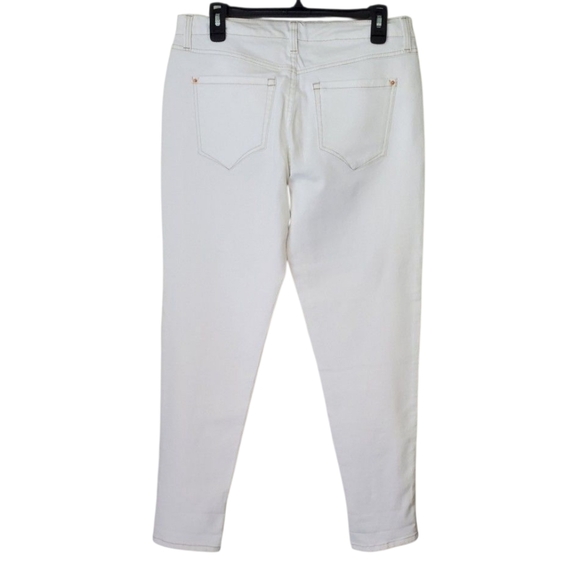 INC International Concepts Womens White Boyfriend Straight Leg Jeans Size 8/29 - Picture 5 of 8